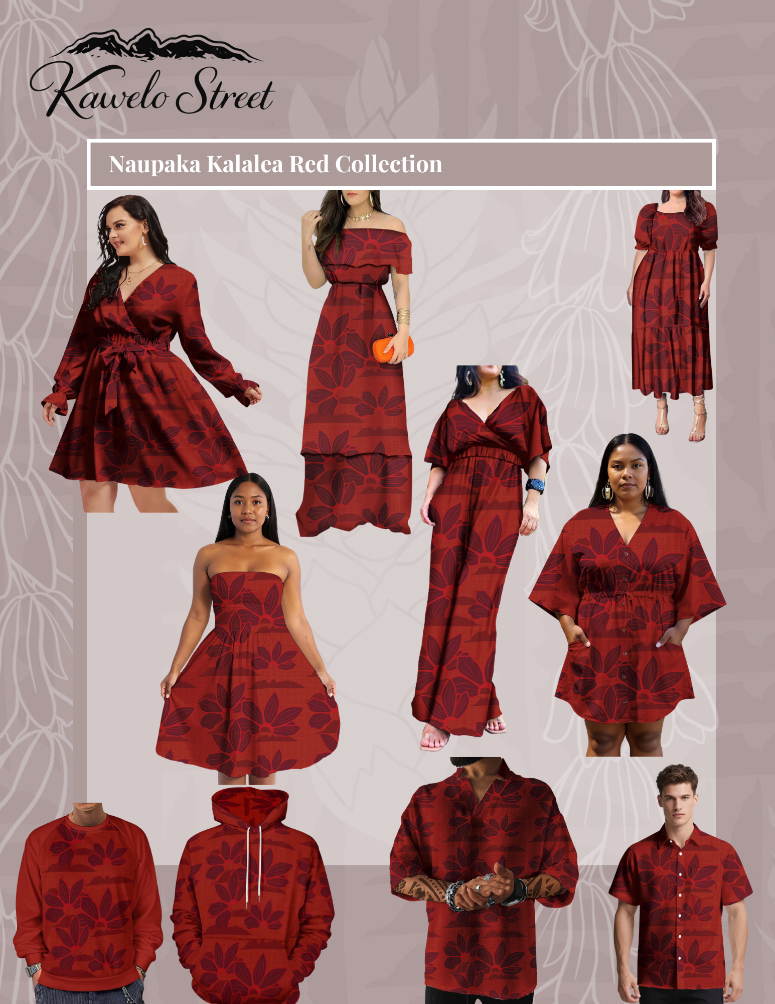 Naupaka Kalalea Red Collection