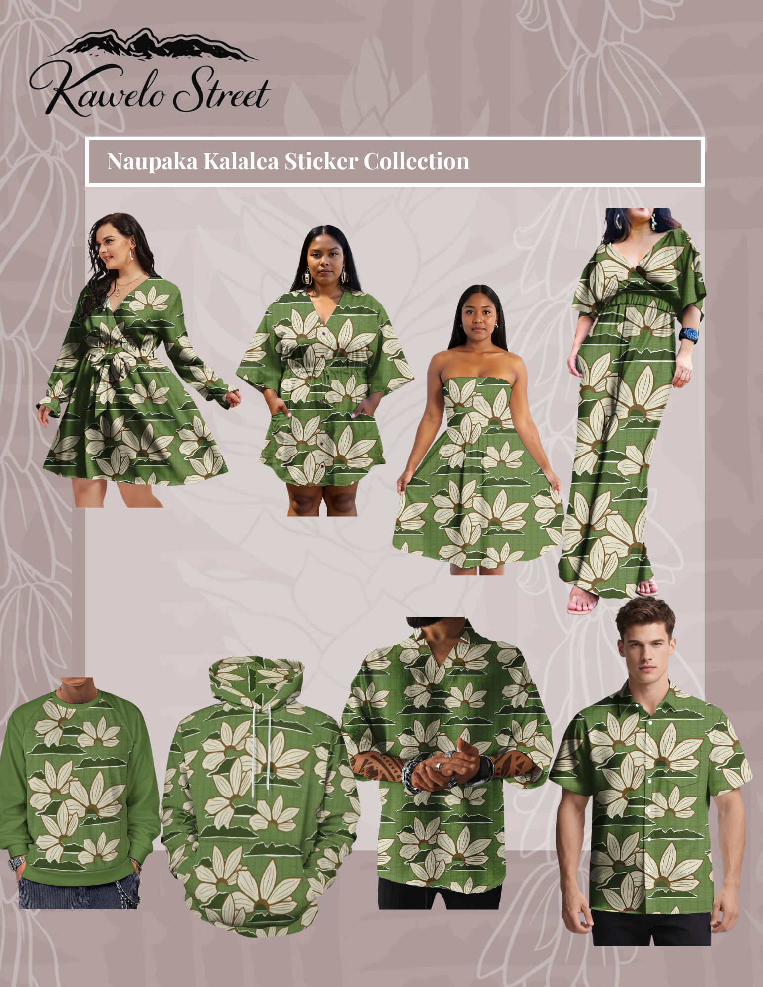 Naupaka Kalalea Sticker Collection